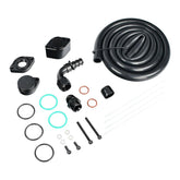 Crank Case Vent Reroute Engine Ventilation Kit, for 2011-2016Ford 6.7 Powerstroke Engine Crankcase Breather Set